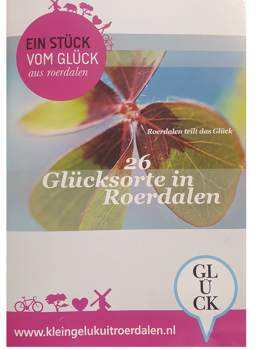 26 plekken van Geluk in Roerdalen Nederlands/Duits Hart van