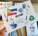Doppelgrußkarten Roermonder Dialekt - verschiedene Karten mit braunem Umschlag