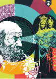 Ansichtkaart art illustratie Roermond- Daniël Heynen