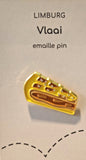 Emaille pin - Limburgse Vlaai