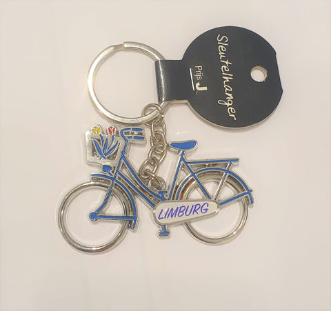 Schlüsselanhänger Fahrrad blau Limburg