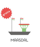 Maasdal - wandel/fietsroute Baarlo