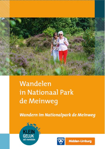 Wandelkaart in Nationaal Park de Meinweg