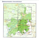 Wandelkaart Maas-Schwalm-Nette 1:25.000, deel west